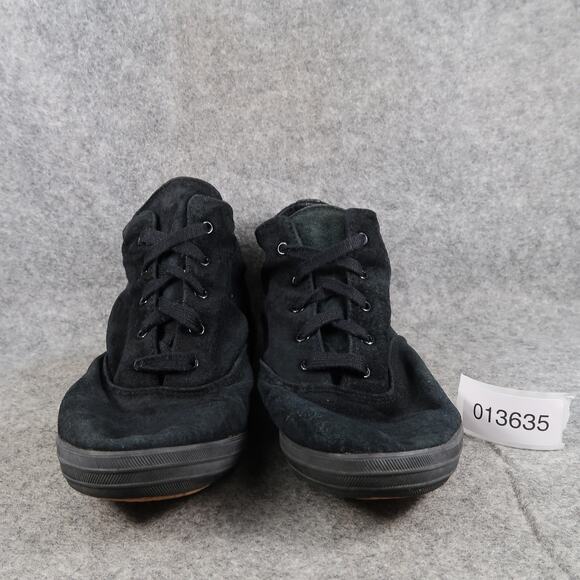 AJ Valenci Shoes Womens 11 Casual Sneaker Leather High Top Black Lace Up Trainer - Picture 2 of 15